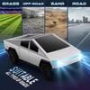 1:24 Rc Cybertruck Pickup 4wd Off-Road Remote Control Car 27mhz High-Speed Dual Motor Truck With Led Lights Gift For Boys Kids