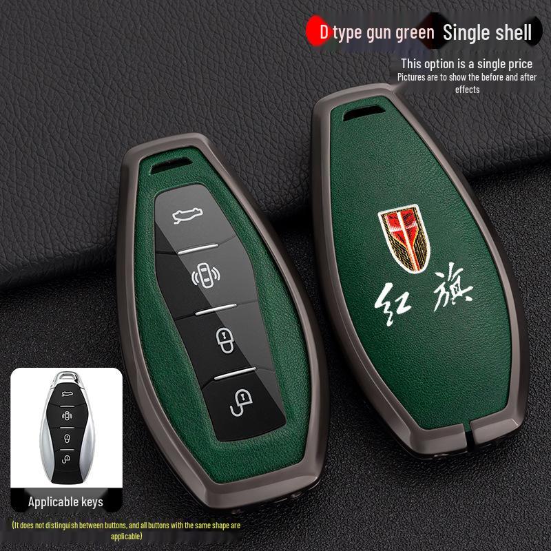 2023 Hongqi H5/H6/HS5 Men's Key Case for HS3 & HQ9 with EQM5 High-End Shell