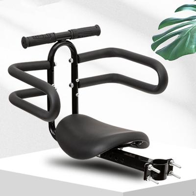 Child Bike Seat Comfort Universal Attachment Metal Kids Bicycle Saddle No Pedals