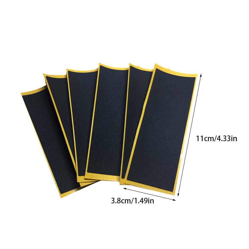 24x Autocolante Grip Tape din Spumă pentru Fingerboard Pentru Skateboarderi Performanță Anti-Alunecare Amortizare Mată