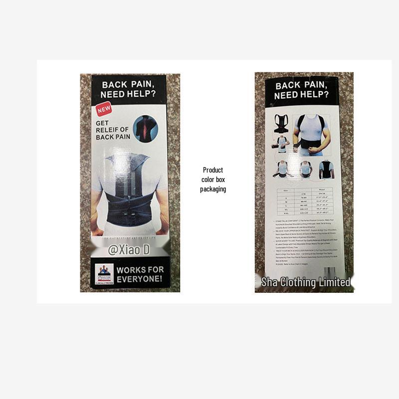 Unisex Spine Posture Corrector Belt with Back Support Plate