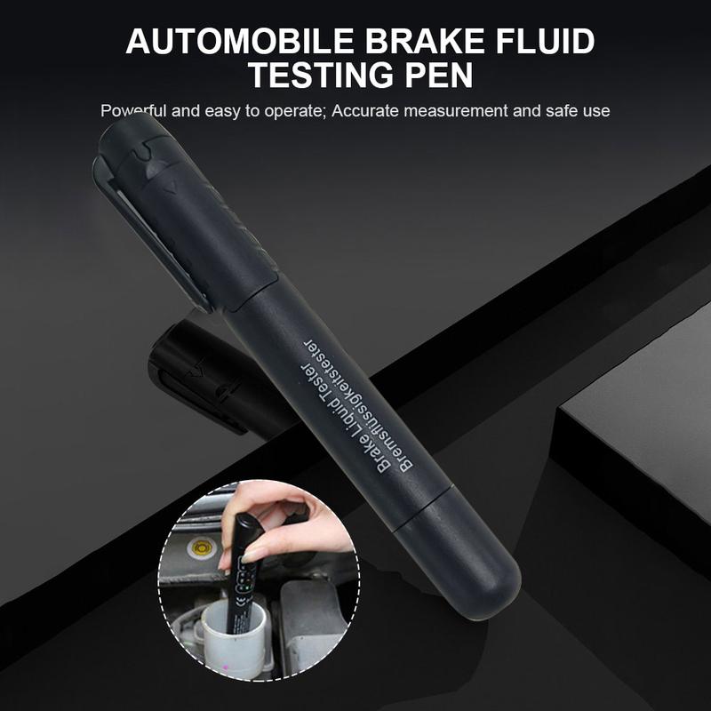 

Portable Brake Fluid Diagnostic Pen DOT 3/4/5 Brake Fluid Testing Tool Automatic Shutdown Brake Fluid Test Pen for Motor Vehicle