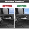 Carbon Fiber Interior Door Handle Bowl Trim Frame Sticker For Dodge Durango 22+