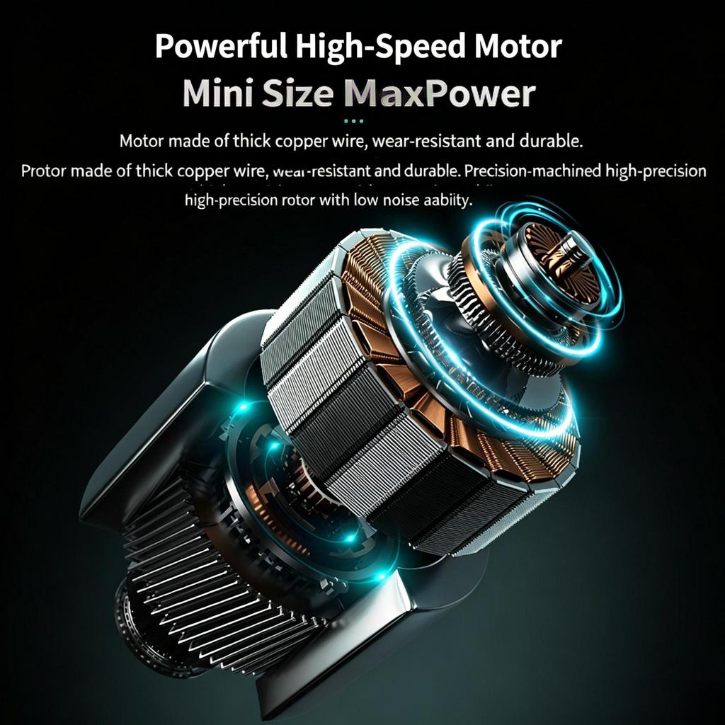 Men's Electric Shaver USB Rechargeable Portable Waterproof Shaving Razor