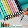 12Pcs Eternal Black HB Macaron Colored Pencil - No Sharpening Needed, Break-Resistant Technology Inkless Pen.
