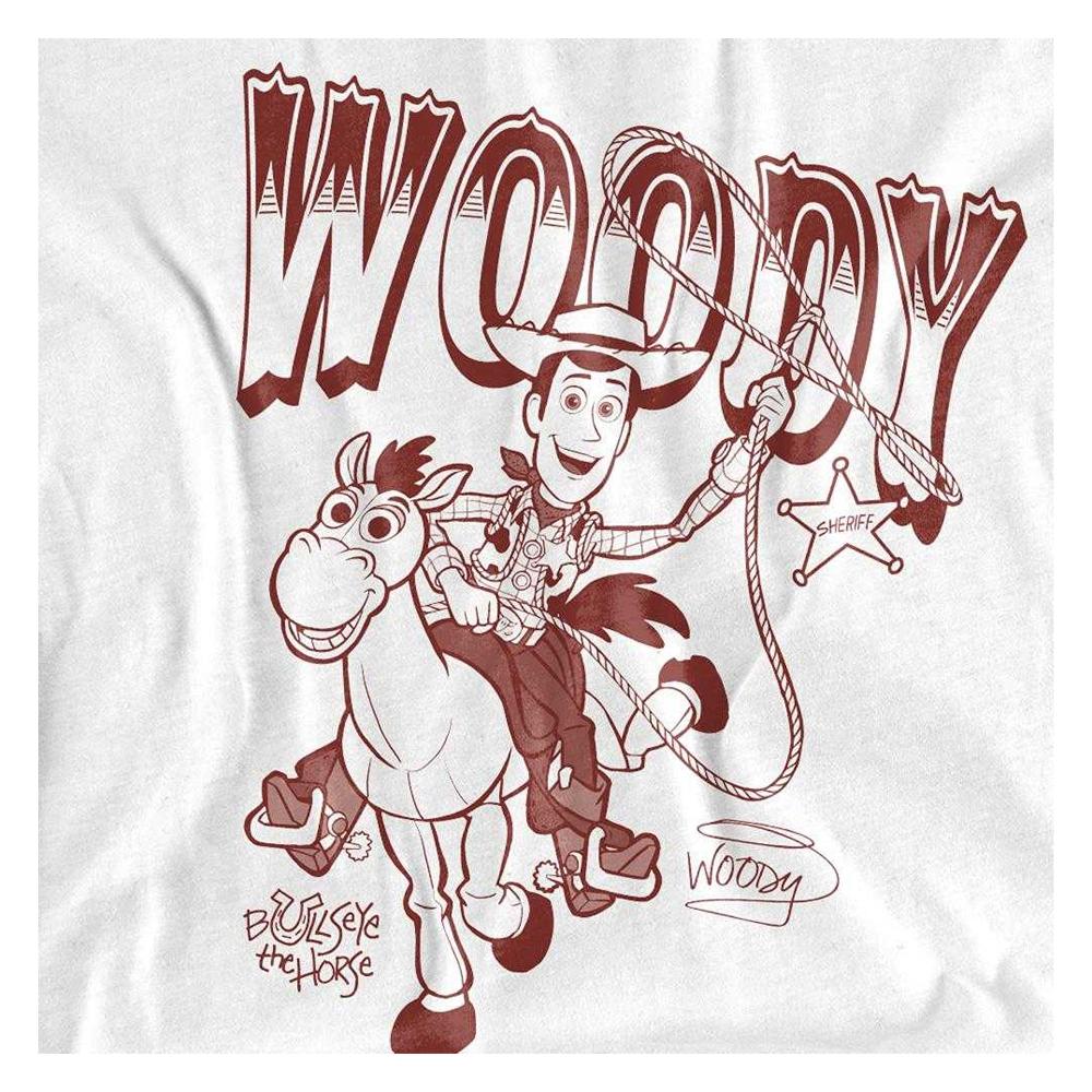 Toy Story Unisex Adult Woody and Bullseye T-Shirt