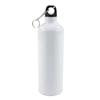 2025 Nowa 400/500/600/750ml Biała Pusta Butelka na Wodę do Sublimacji z Karabinkiem Aluminiowy Bidon Sportowy Outdoor do Termoprasy