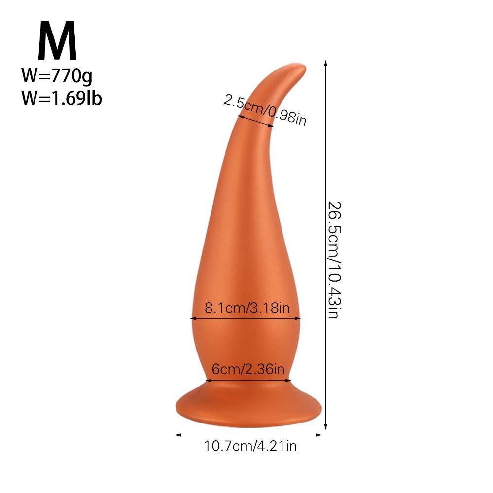 Extra Large Thick Tail Butt Plug - Silicone Anal Expansion Toy for Men & Women, Adult Sex Toy