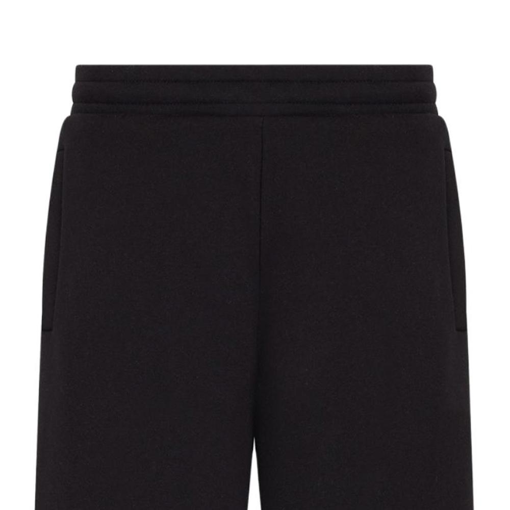 EMPORIO ARMANI EA7 FW24 Knitted Sweatpants Unisex Black 6DUP56-PJZXZ-