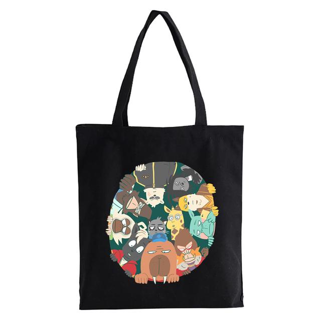 Cute Odd Taxi Anime Printing Shopper taška Ženy Estetická grafika Taška přes rameno eco Vysokokapacitní taška plátěná taška Bolsas