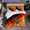 Germany Football Pattern 3 Pieces Bedding Set Soft Microfiber Duvet Cover with Pillow Cases for Bedroom