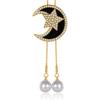 Fashionable Japanese Star and Moon Tassel Long Fashion Accessories Pendant Necklace