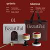Premium Camellia Scented Candle Gift Set - Soy Wax Wedding Decoration, Birthday & Party Favor.