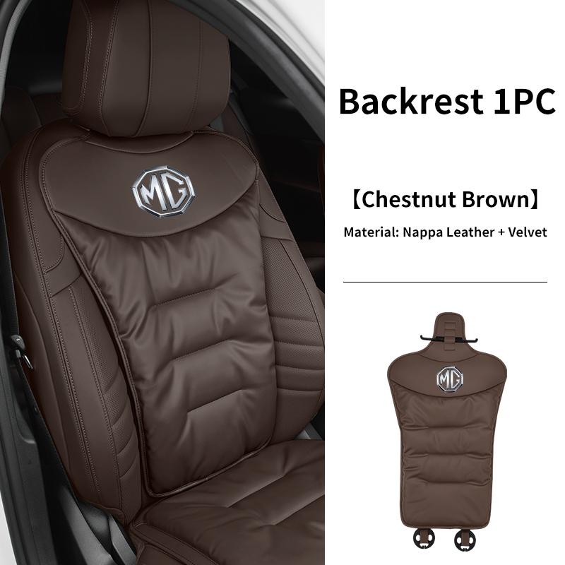 Car Seat Velvet Cushion Leather Backrest Seat Cover Accessories For Morris Garages MG 3 5 6 7 HS ZS GS Hector TF GT ZR RX5 RX8