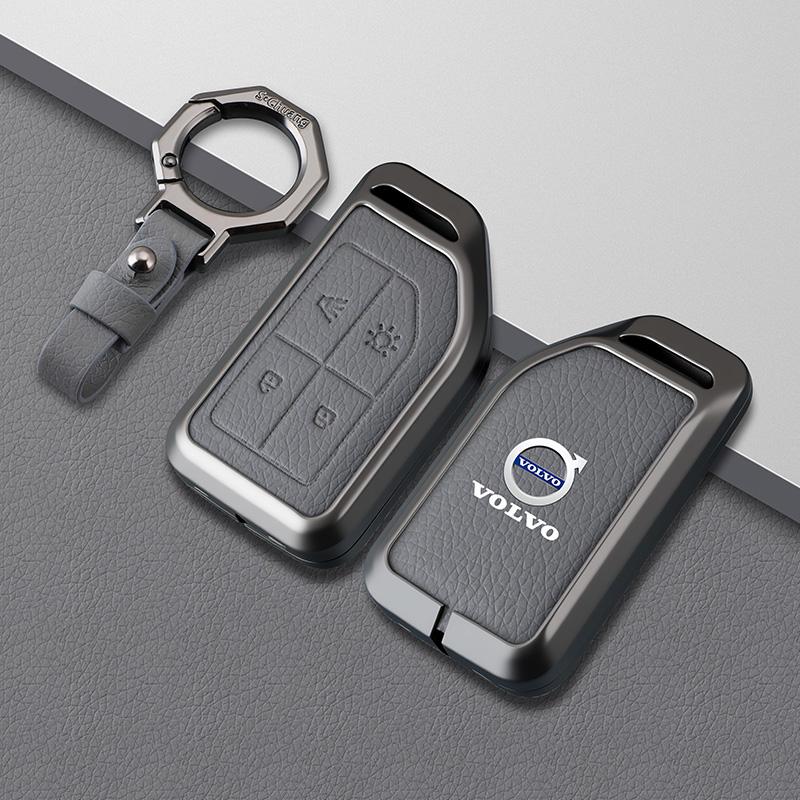 AAJZ1 Zine Alloy Car Key Case Shell Cover Holder For Volvo FH16 RC FM EVRO 6 fh CARGO FM 555 Heavy Truck Key Full Protection Accessory