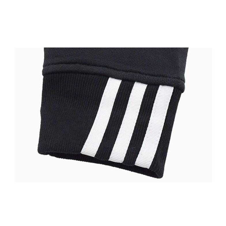 adidas Originals Trefoil RYV Hoodie mit Bündchenstreifen und Kordelzug Herren Hoodie Schwarz FM2266