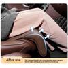 SEAMETAL Memory Foam Leg Support Extender Universal Car Seat Cushion Suede Thick Seat Padding Mat Front Seat Comfortable Pads