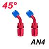 2X 4AN 6AN 8AN 10AN 12AN Straight 45 90 180 Degree Swivel Hose End Fittings Adapter For CPE Oil Fuel Gas Hose NPT Plug Aluminum
