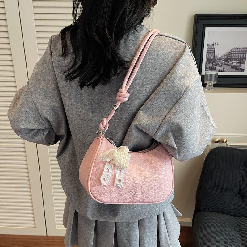 High-end small bag women's summer new fashion niche messenger bag one shoulder underarm dumpling bag