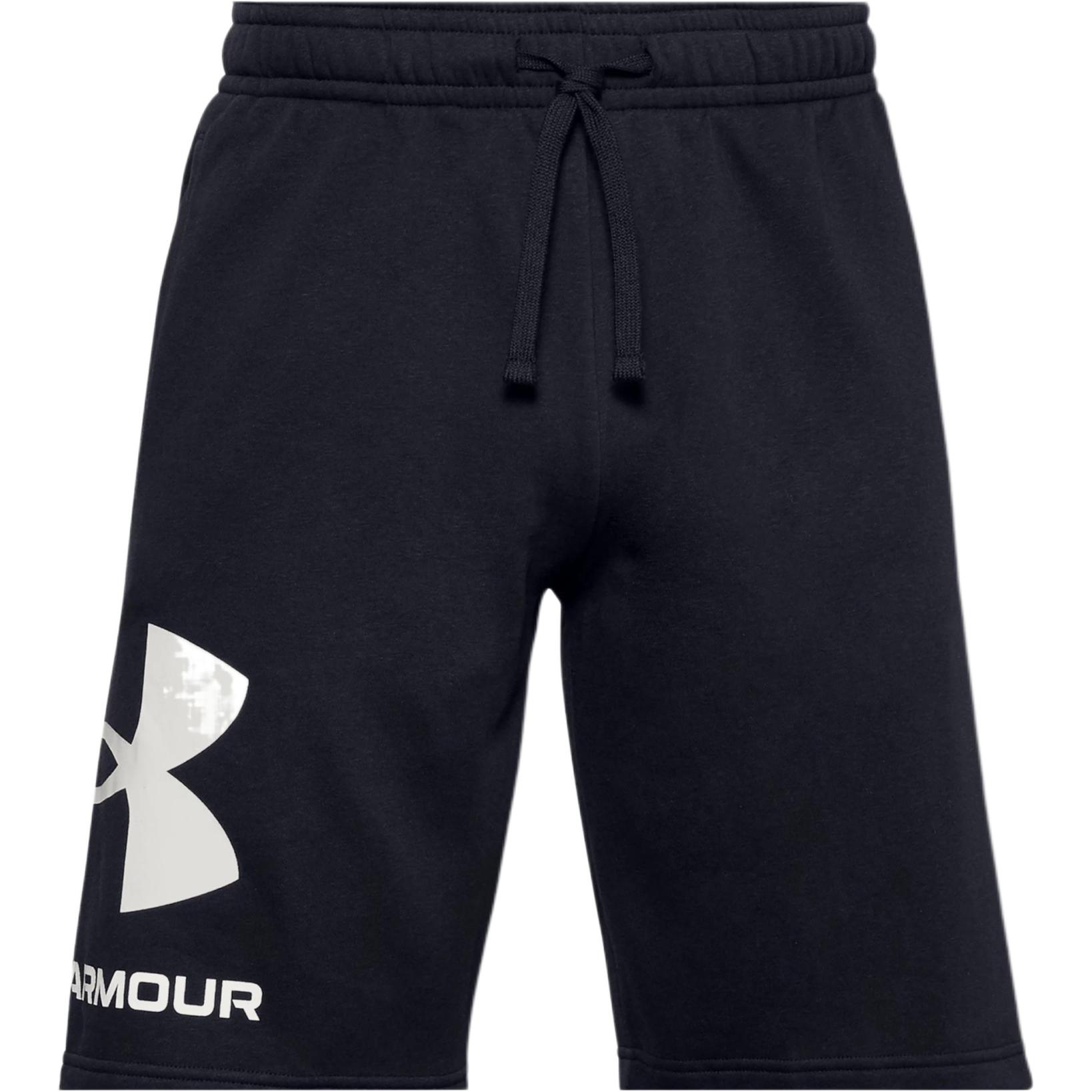 Under Armour Logo Print Lace-Up Casual Five-Point Shorts Men shorts Black 1357118-001 M