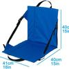 Portable Folding Storage Beach Cushion Outdoor Camping Sports Stand Square Dirt Resistant Rollable Backrest with Cotton Cushion