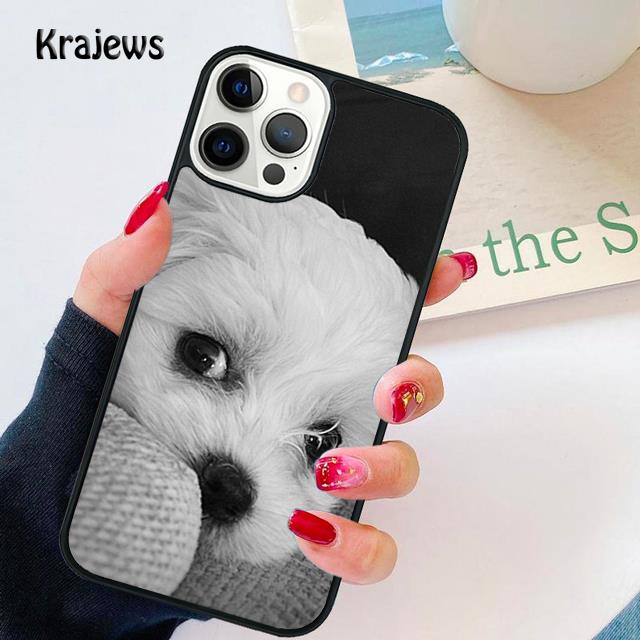 Maltese Puppy soft Phone Case Cover For iPhone 17 Air 16 15 14 plus 12 13 pro max coque Shell Fundas