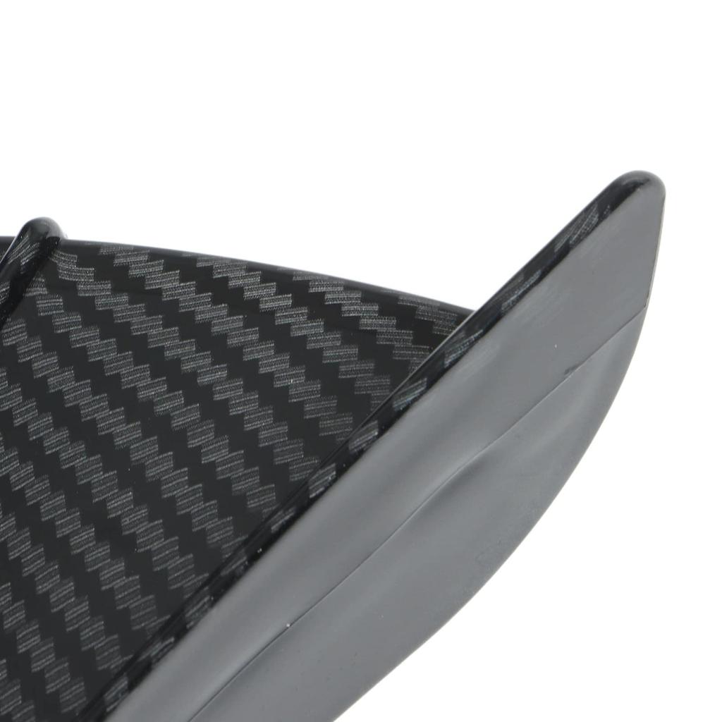 Carbon Fiber Style Motorcycle Aerodynamic Winglet Set for Fashionable Appearance and Enhanced Riding Experience