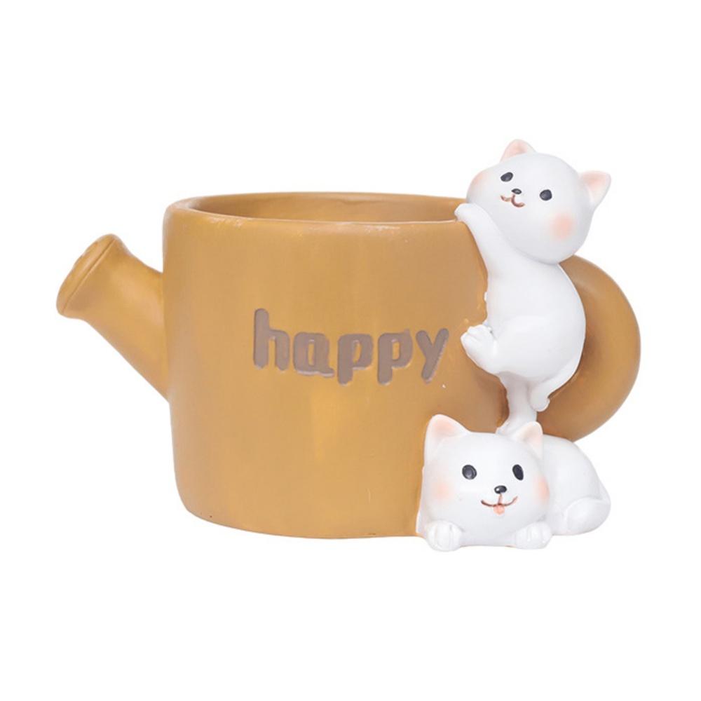 

Плавающий цветочный горшок - суккулентный горшок Happy Cat