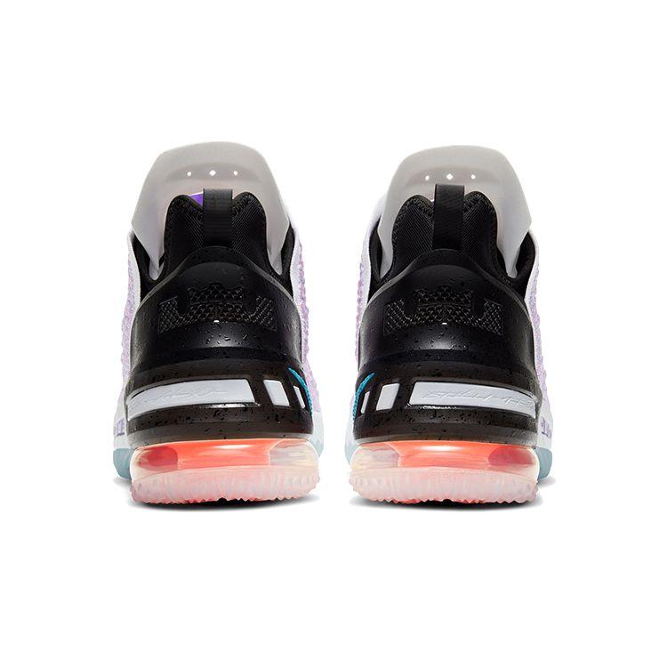 Nike LeBron 18 EP Graffiti Unisex Sneakers Multi-Color Black Chlorine-Blue CQ9284-900