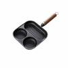 ZISIZ Cast Iron Breakfast Frying Pan Set