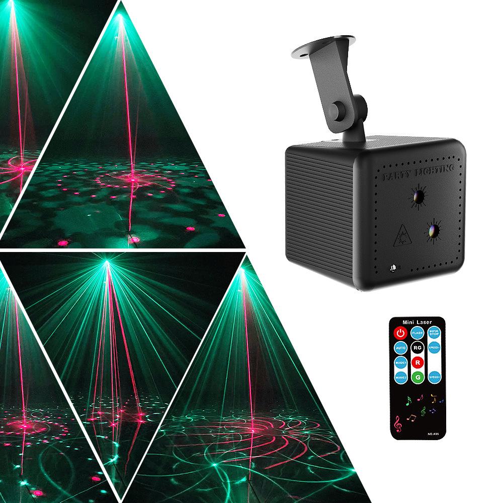 New Stage Lighting: Red-Green Laser & Strobe Light for Home Disco and KTV