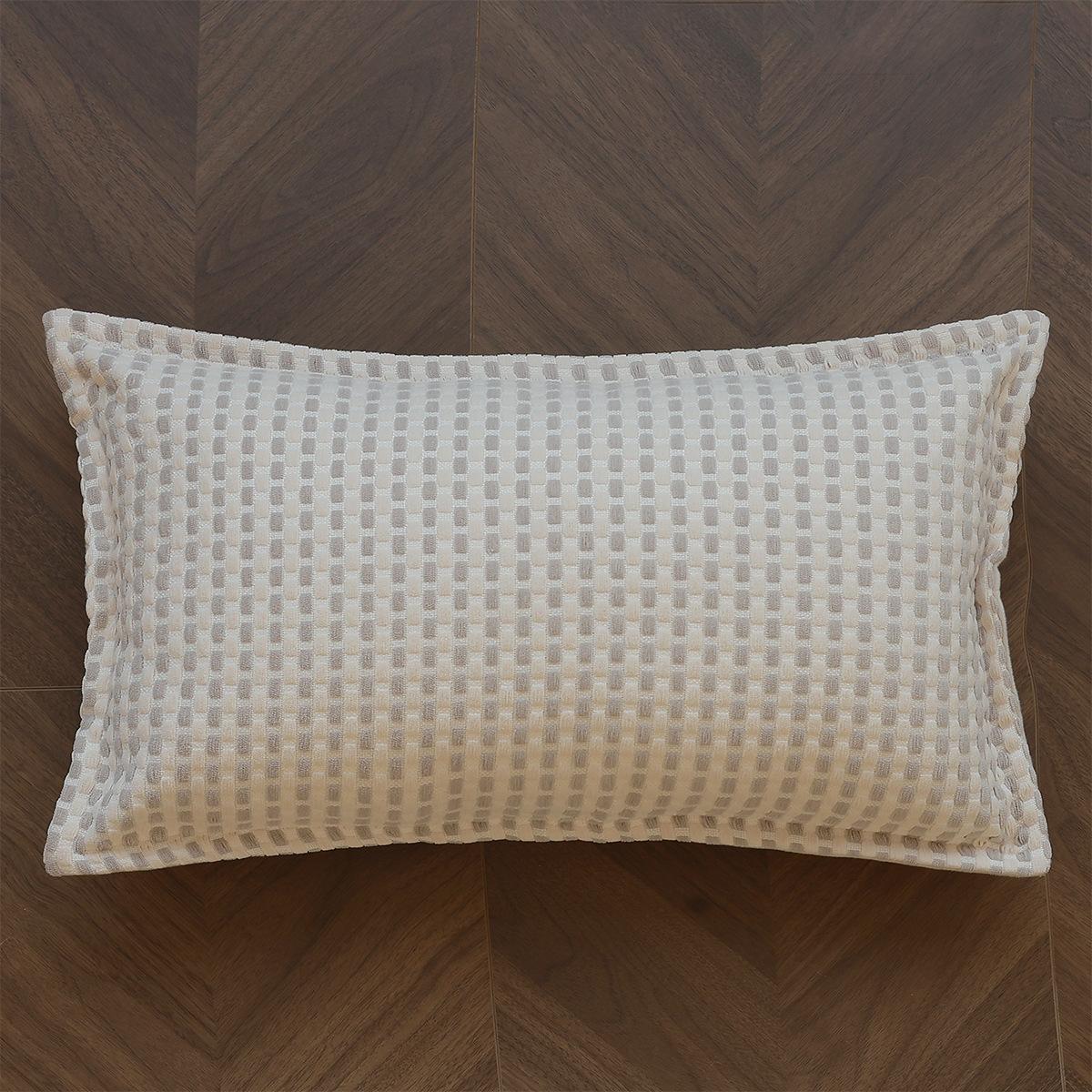

30x50/45x45cm Japanese Simple Sofa Throw Pillowcase Cojines Decor Home Jacquard Solid Color Cushion Cover Headboard Pillowcases 1PC