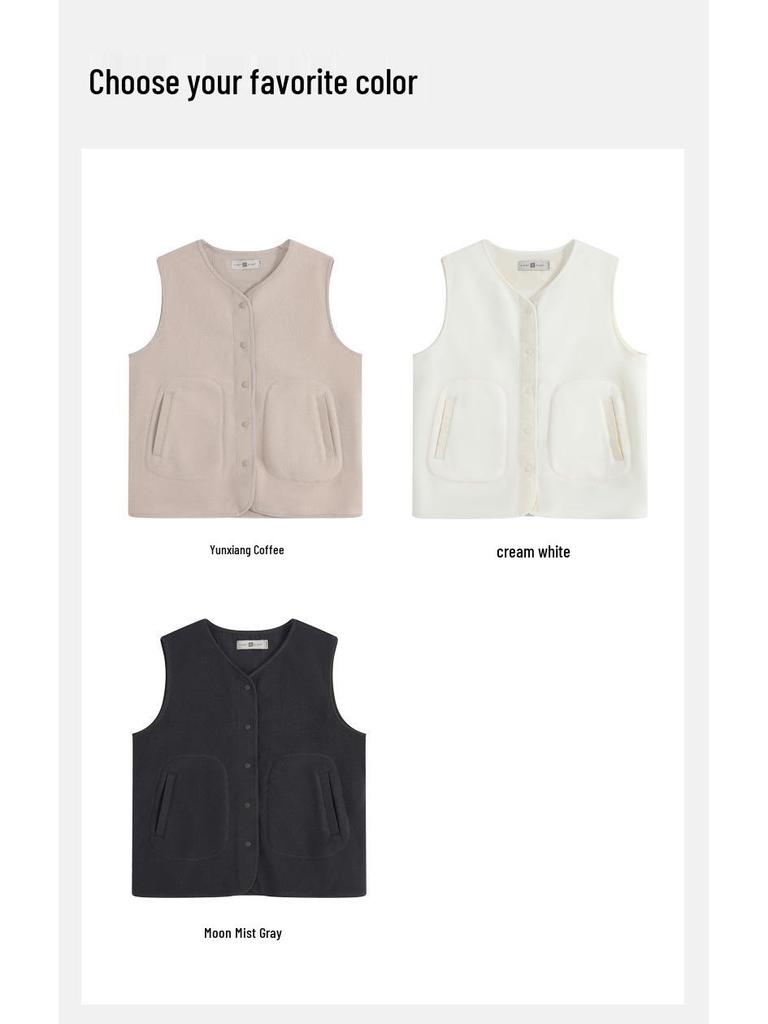 Autumn/Winter Fleece Windproof Vest: Warm Outdoor Windbreaker Cardigan