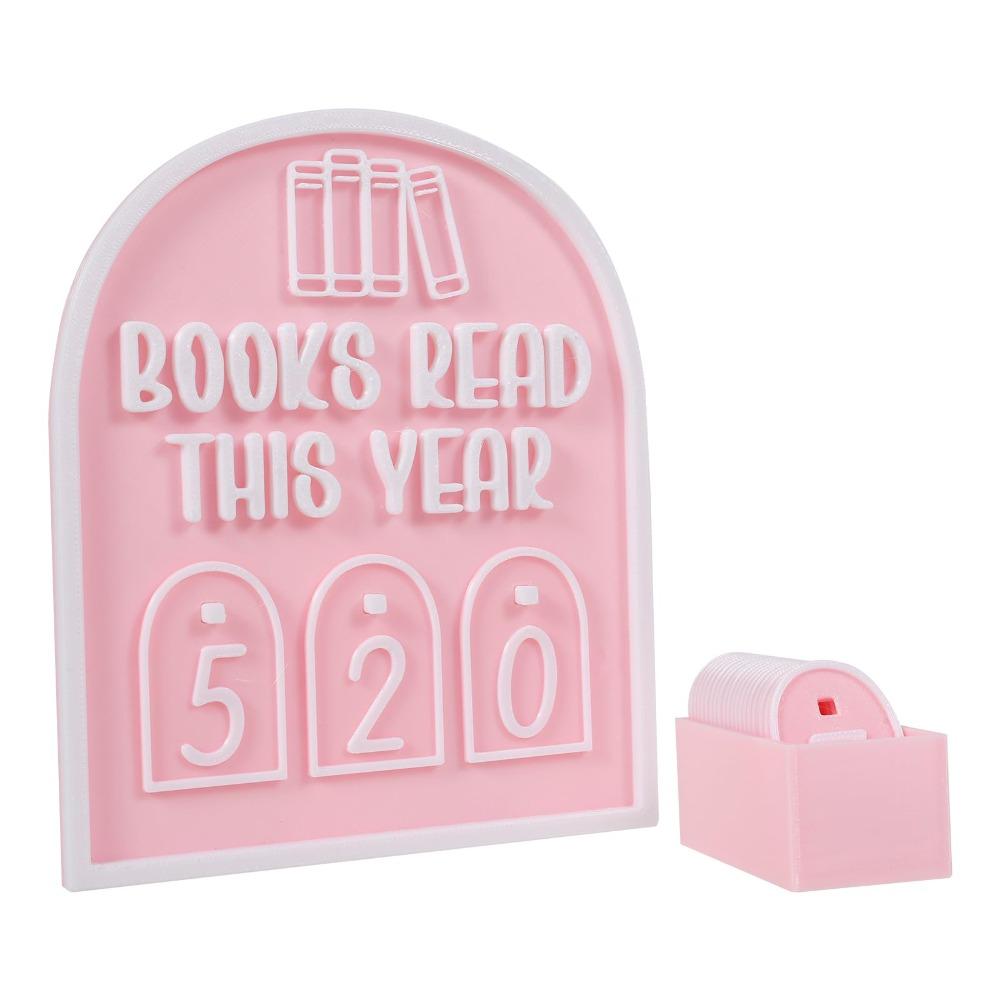Books Read This Year Book Read Counter Reading Progress Counter Function Reading Challenge DIY Decorative Sign Book Club