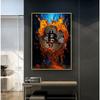 Neon Bitcoin Canvas Painting Art Vivid Posters and Print Modern Fashion Pop Wall Pictures for Living Room Home Office Decoration