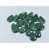 15Pcs Natural Green Malachite Pear Cabochon Loose Gemstone 284Cts. Lot C-468
