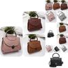 Trendy Lock Closure Pu Leather Handbag 2024 Versatile Commuting Urban Fashion
