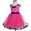 Mini Mouse Dress Set with Headband, Size 100 Cm, for Kids 3-4 Years, Pink, Gift for Girls