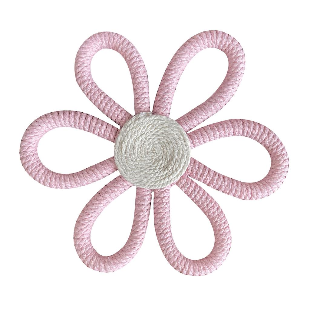 Macaron Color Children's Room Decoration Chrysanthemum Weaving Lace Wall Hanging Home Baby Girl Children's Wall Decoration