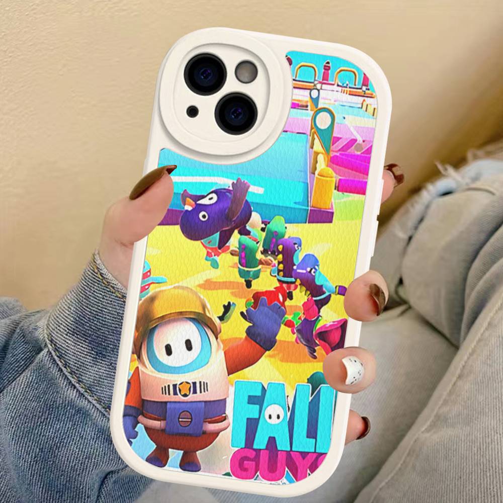 F-Fall G-Guys Party Game Phone Case Hard Leather For IPhone 14 13 16 Mini 15 14 11 12 Pro Max Plus Fundas