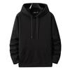 Winter Fleece Pullover Hooded Sweater Fattened And Enlarged Loose Large Size Men'S Clothing Super Soft And Comfortable Winter