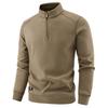 Outdoor Sports Quick Drying Clothes for Men Long-sleeved T-shirt for Men Medium-thick Half-zipper Sweatshirt Quick Drying Bottoming Shirt Autumn