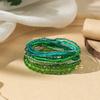 Boho Perlenarmband Instagram-inspiriert Nischenstil Farbblock-Stapelarmband-Set