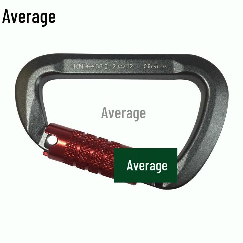 Outdoor Climbing Auto-Lock D-Shape Carabiner