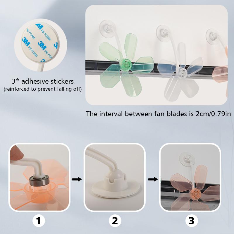 Air Conditioning Guide Fan Air Conditioning Guide Fan Easy Installation Three Colors To Choose