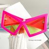 New Fashion Oversized Cat-Eye Glasses for Women and Men High-End Hip-Hop Style Eyewear Versatile Daily Trendy Accessory