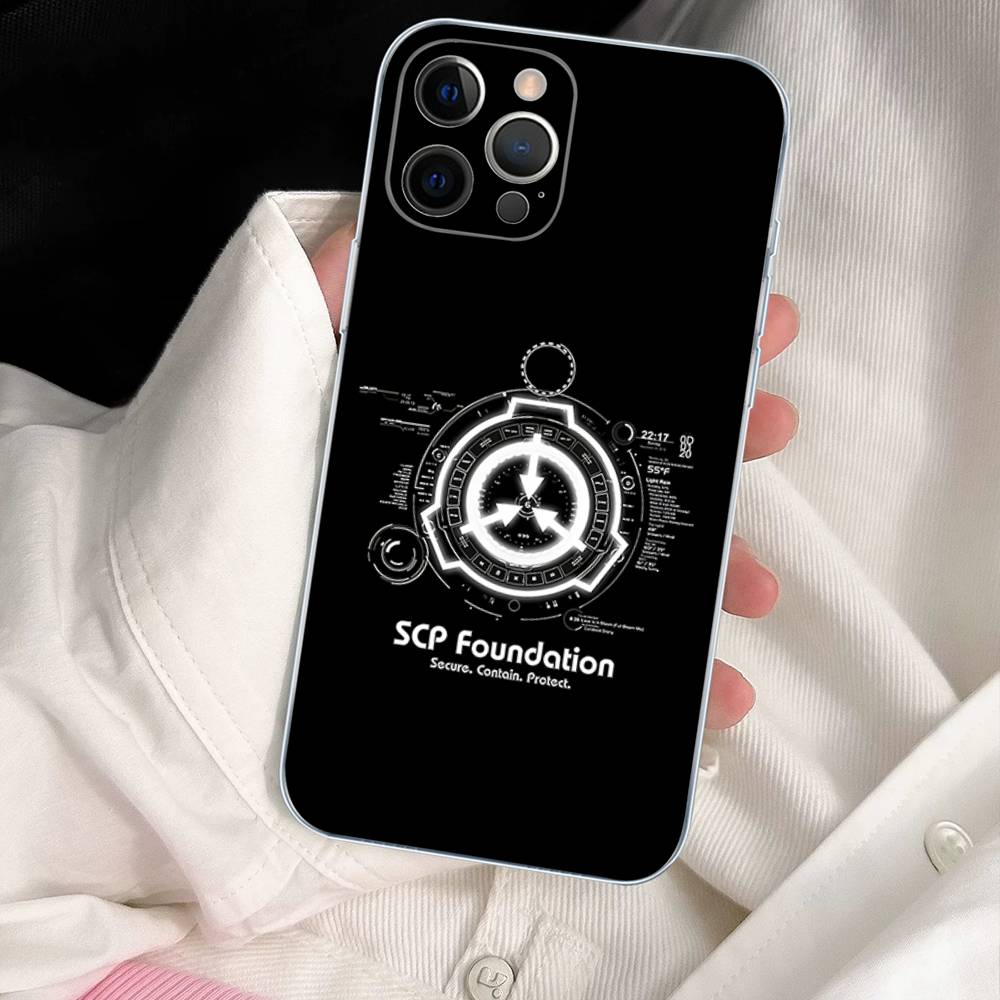 Cool S-scp Logo For IPhone 17 16 16e 15 14 13 12 11 Pro Max Mini Plus Phone Case
