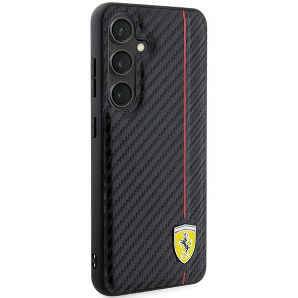 Ferrari Fehcs24Mn3Dur S24+ S926 Czarny/Black Hardcase Carbon Printed Line