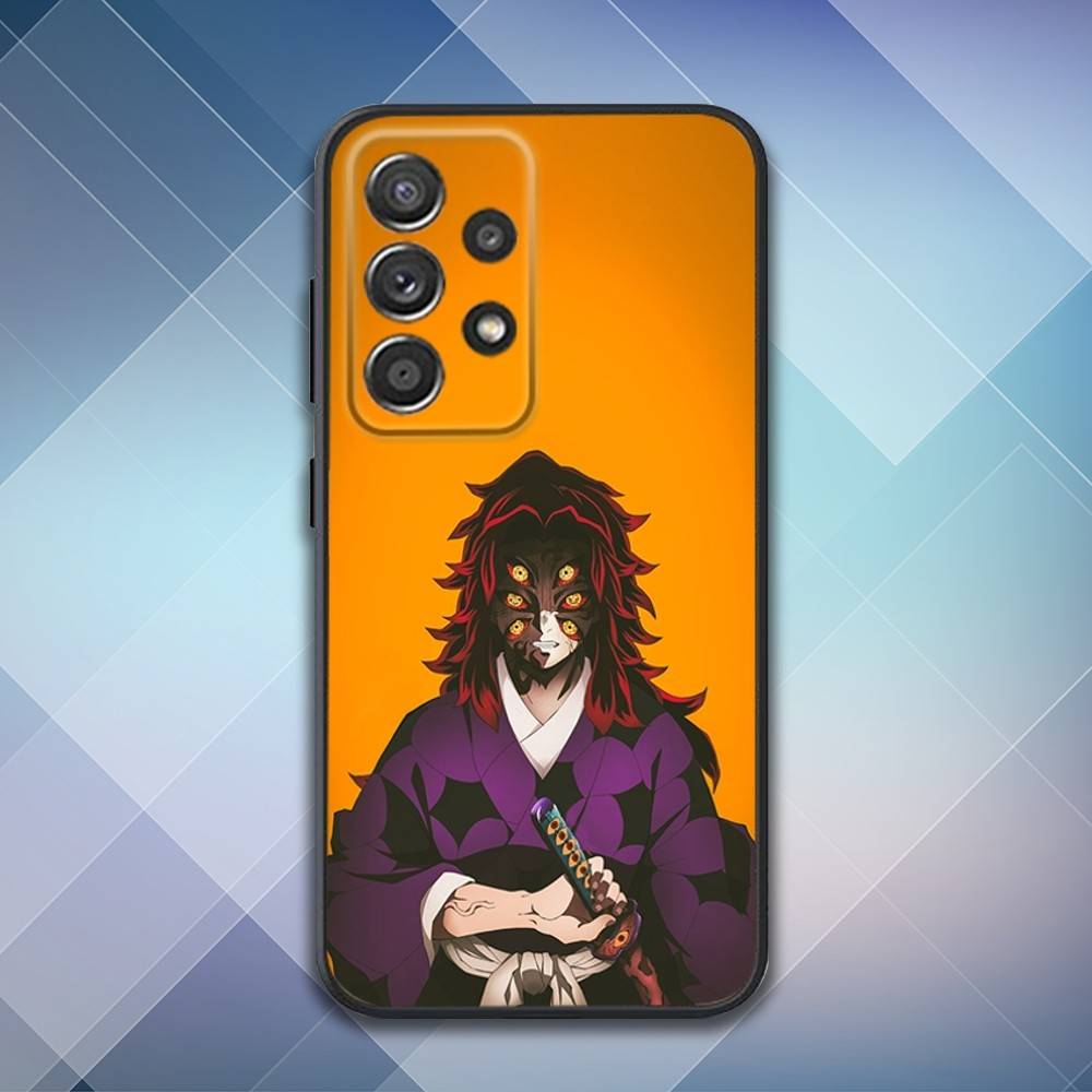 Demon K-Kokushibo Slayer Phone Case For Samsung S25,S24,S21,S22,S23,S30,Ultra,S20,Plus,Fe,Lite,Note,10,9,5G Black Cover