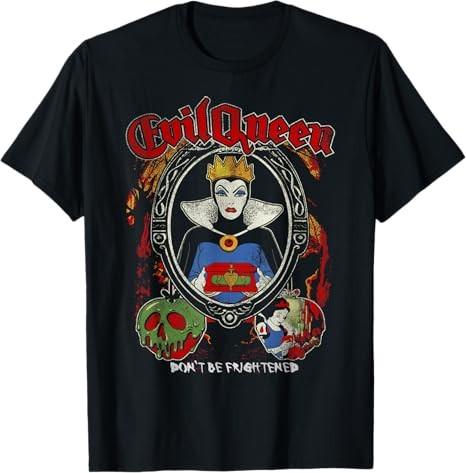 Snow White Evil Queen Dont Be Frightened Black TShirt S